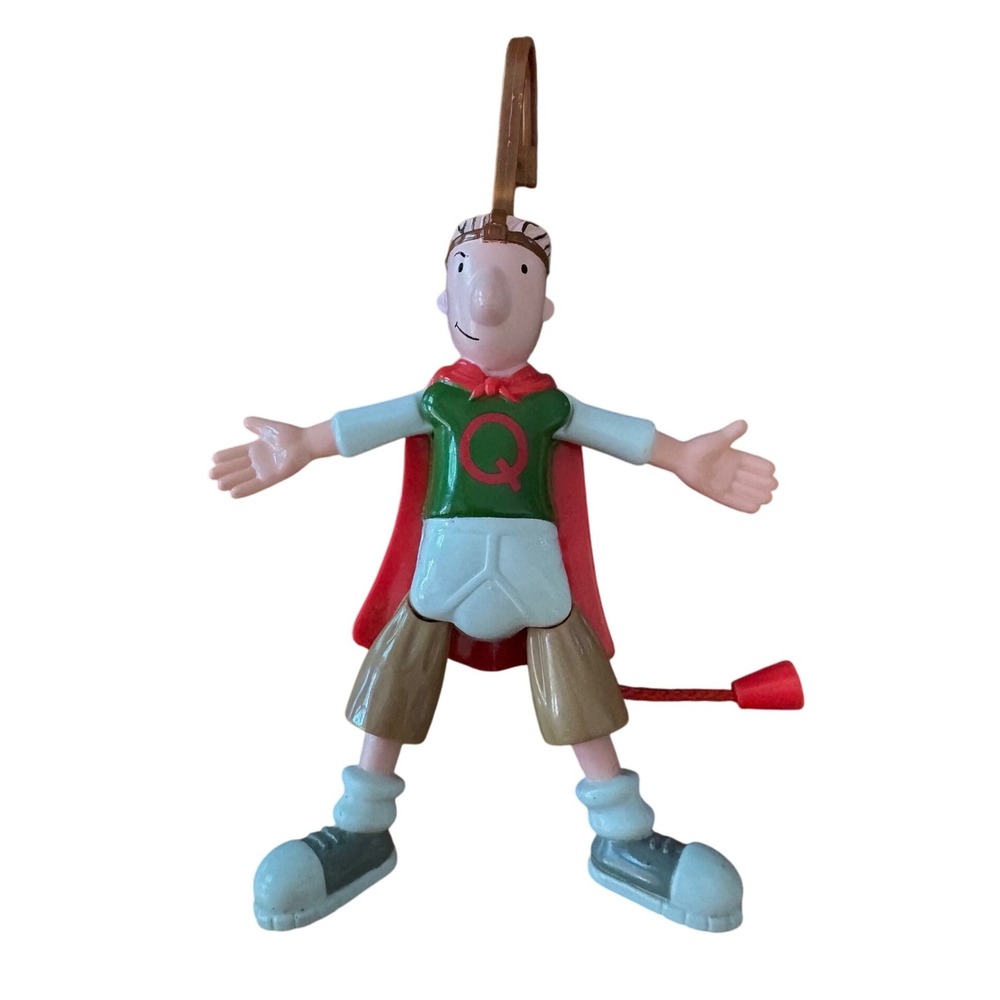 Disney Doug Quailman McDonalds Happy Meal Toy Pull String Bag Clip Vintage 1999